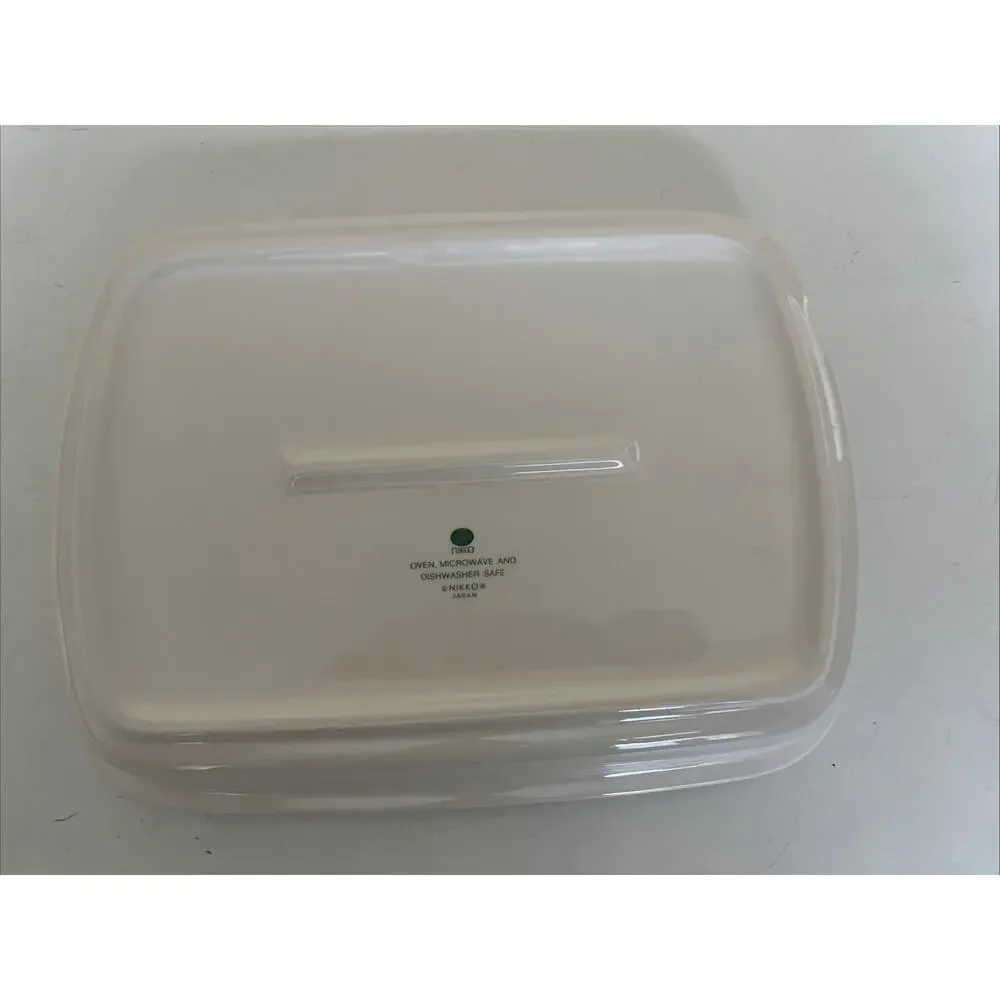 NIKKO 12” Christmas Lasagna Pan Cake Pan Serving Dish Holiday Dinnerware